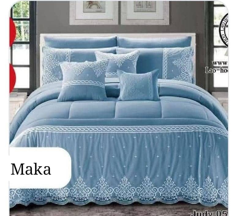 Lace comforter