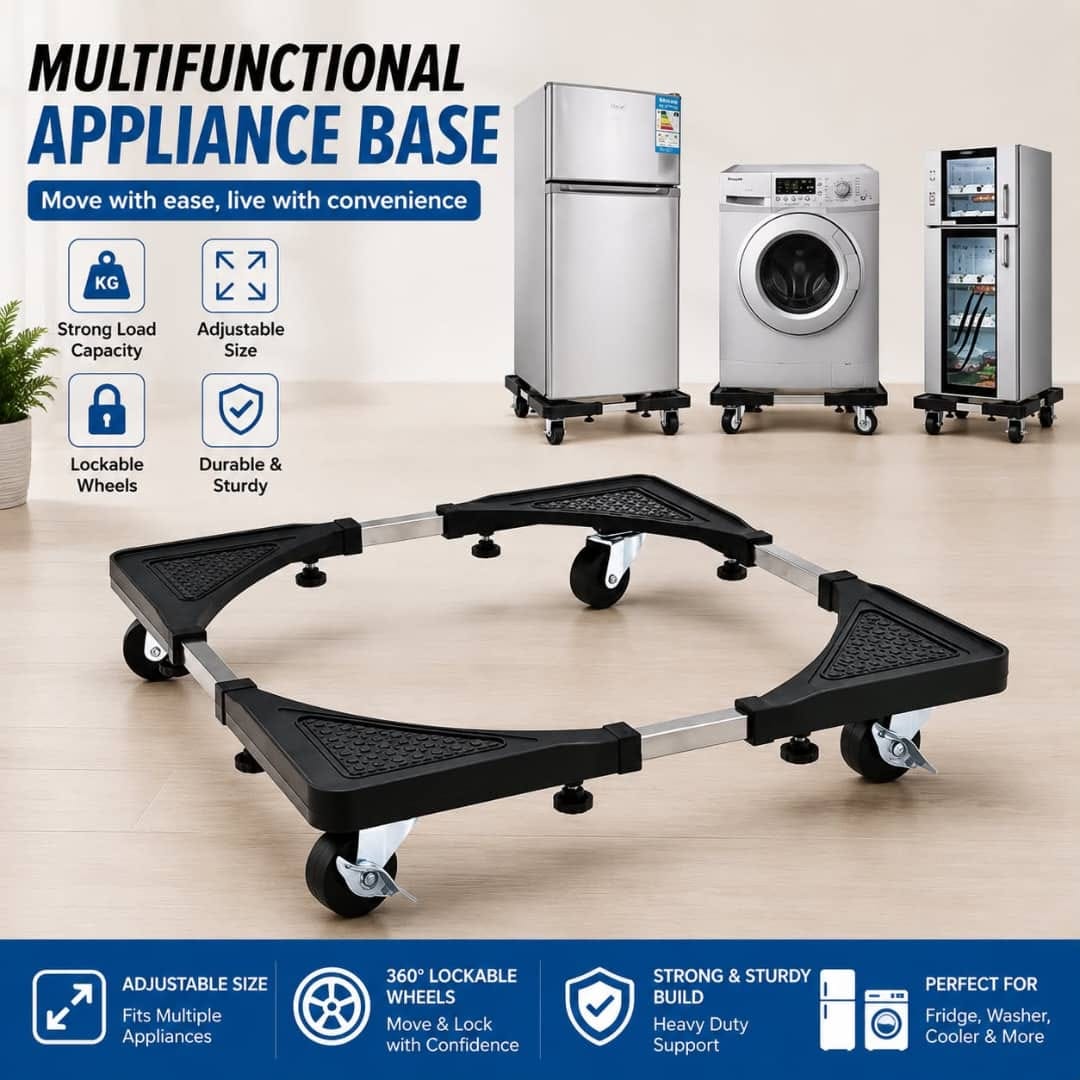 Fridge and washing machine stand