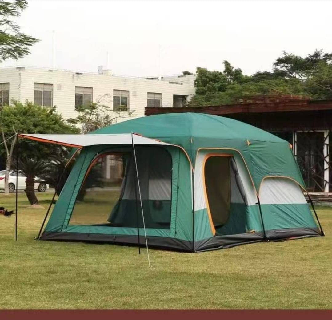 2 rooms camping tent