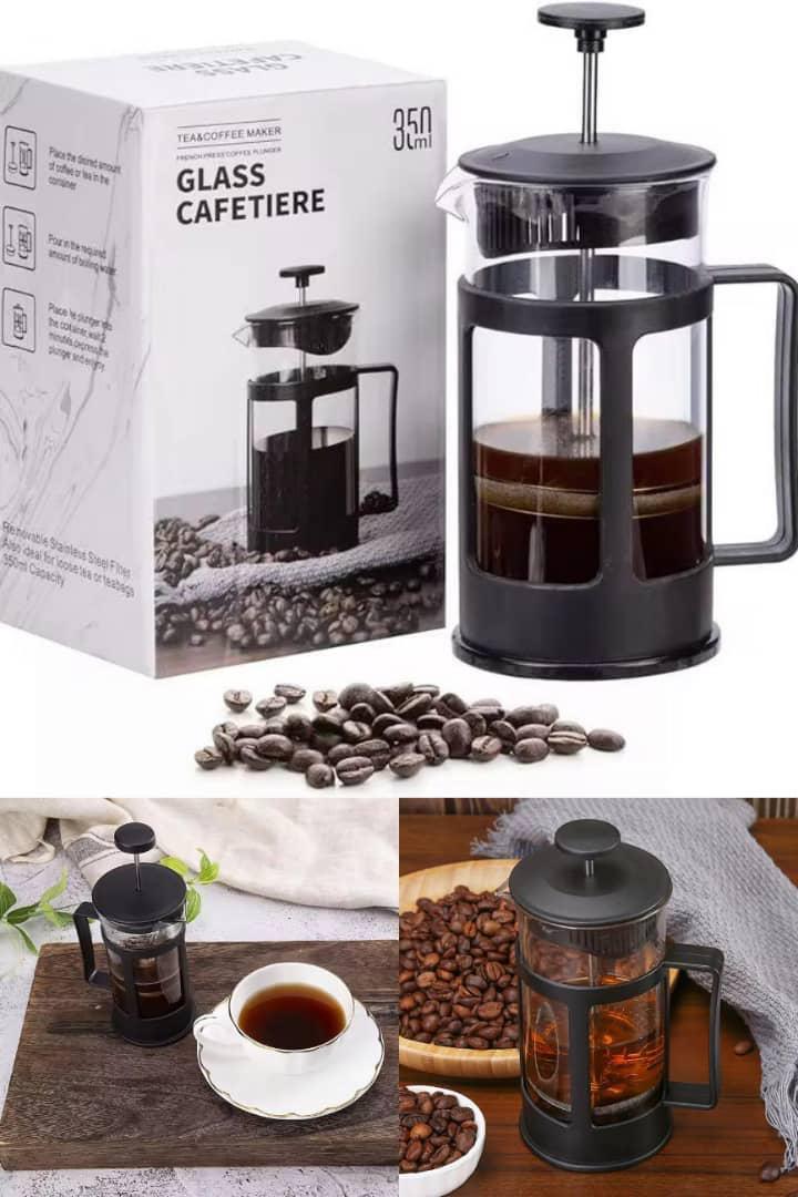 Glass coffee cafetiere