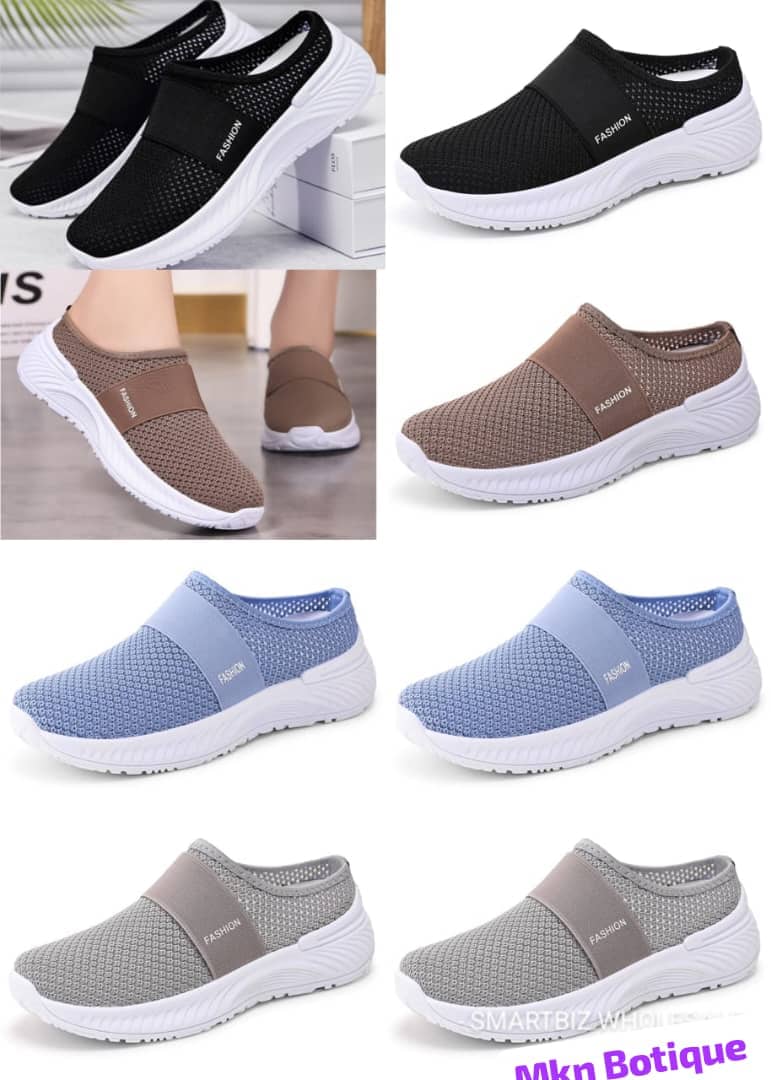 Comfortable half shoe trainers